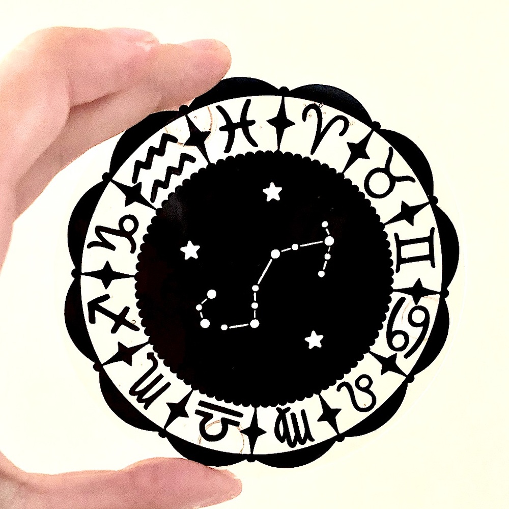 ✨Handmade✨♏️Scorpio  Zodiac Coaster set of 4 - Picture 8 of 8